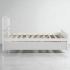 Twin Size Wood Platform Bed with Trundle, Solid Pine Frame, Slats, No Box Spring Needed, Space-Saving Guest Bed - 4 of 4