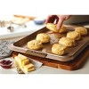 Anolon Advanced Bronze Bakeware 11" x 17" Nonstick Cookie Sheet with Silicone Grips - image 2 of 4
