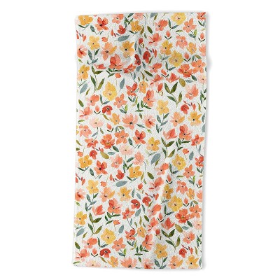 Ninola Design Countryside Fresh Flowers Beach Towel - Deny Designs