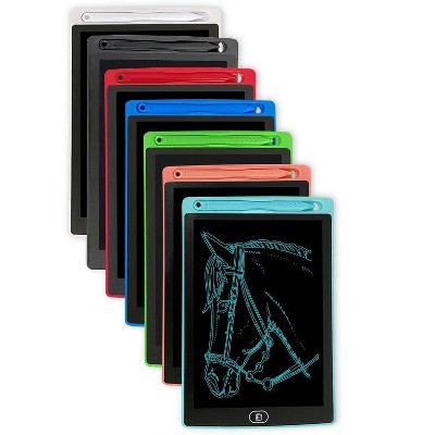 Link Kids LCD 8.5inch Color Writing Doodle Board Tablet Electronic Erasable Reusable Drawing Pad Educational & Learning Toy - Makes A Great Gift