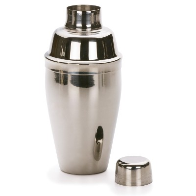  True Contour Cocktail Shaker, 18 oz Stainless Steel Cobbler  Shaker With Cap And Strainer - Drink Shakers for Cocktails and Liquor: Home  & Kitchen