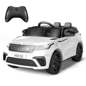 12V Ride On Car, Electric Vehicle Toy for Kid & Toddler, Licensed Land Rover Battery Powered Electric Truck with Parental Remote Control - 1 of 4