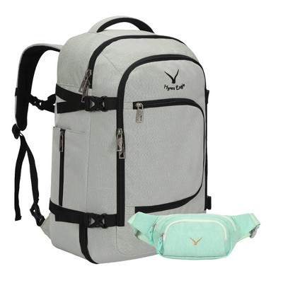 Hynes Eagle 40L Travel Backpack + Fanny Pack-Light Green