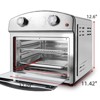 FONTOI Toasters Oven&Air Fryer, 7-in-1 Convection Toaster Oven with 5 Pre-set Cooking Options for Home Kitchen, Silver, 12.09"*12.6"*11.42" - 3 of 4