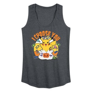 Women's - Pokémon - Candy I Choose You Graphic Racerback Tank - 1 of 4
