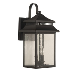 Craftmade Lighting Crossbend 3 - Light Wall Light in  Textured Black - 1 of 2