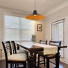LLHZSY Industiral Black Gold Dome Pendant Chandelier Lights for Kitchen Island Dining Room - W 25 3/5" - 4 of 4