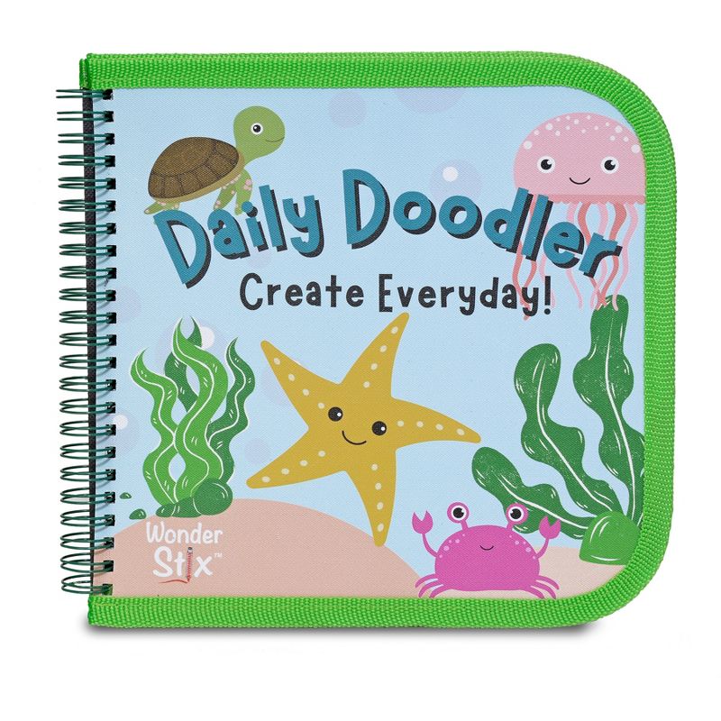 The Pencil Grip™ Daily Doodler Reusable Activity Book- Sea Life Cover, Includes 4 Wonder Stix, 3 of 7