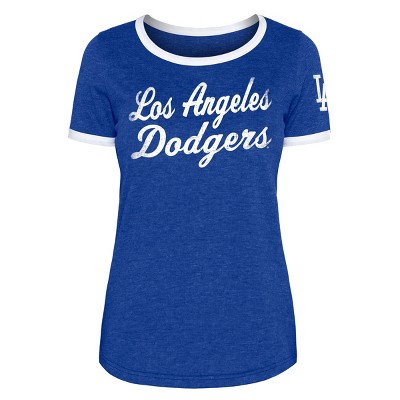 MLB Los Angeles Dodgers Women's Bi-Blend Heather T-Shirt