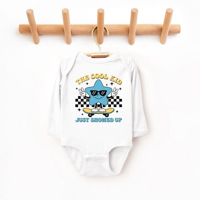 The Juniper Shop Cool Kid Star Baby Long Sleeve Bodysuit