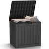 Maggift Deck Box, 1/2PCS 30GAL Outdoor Storage Box, Patio Gardening Tools, Water and UV Resistant for Patio, Garden, Lawn - 2 of 4