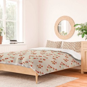 Deny Designs Holli Zollinger Vintage Floral Holli Zollinger King Duvet and Sham Set (2-3pc Set) - 1 of 4