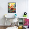 Stupell Industries Colorful Dinosaur in Jungle Floating Frame Canvas Art - 3 of 4