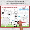 Big Dot of Happiness Farm Animals - Paper Barnyard Birthday Party Coloring Sheets - Activity Placemats - Set of 16 - 2 of 4
