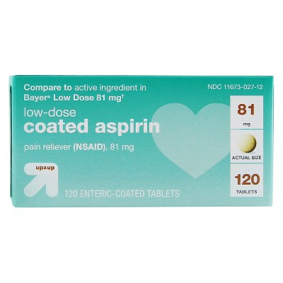 Low-Dose Aspirin Tablets (NSAID) - 120ct - up & up™