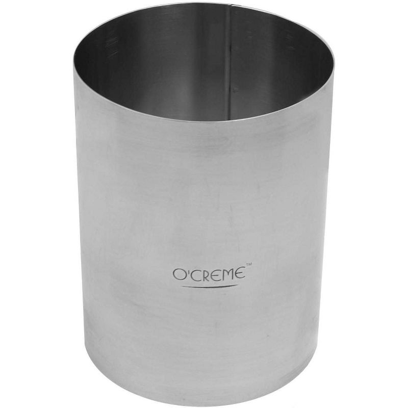 O'Creme Tall Pannetone Cake Ring Sturdy Stainless Steel 5-1/16 Inch Diameter x 6-15/16 Inch High, 2 of 3