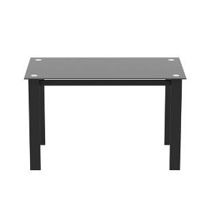 NicBex Modern Rectangular Dining Table Kitchen Table Tempered Glass Dining Table for Dining Room - 1 of 4