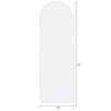 Gold 65x22 inch Metal Arch Stand Full Length Mirror - 4 of 4