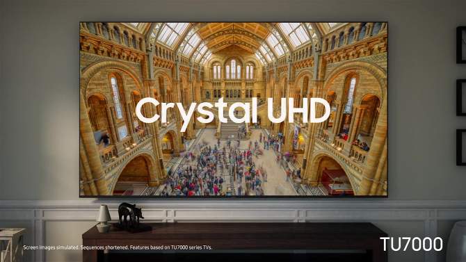 Samsung 70&#34; Smart 4K Crystal HDR UHD TV TU7000 Series - Titan Gray, 2 of 20, play video