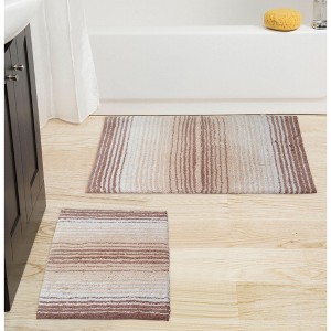 Gradiation Rug Collection Cotton Tufted Set of 2 Bath Rug Set - Home Weavers - 1 of 4
