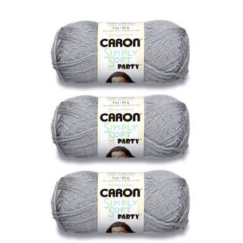 Caron Simply Soft Abyss Speckle Yarn - 3 Pack Of 141g/5oz