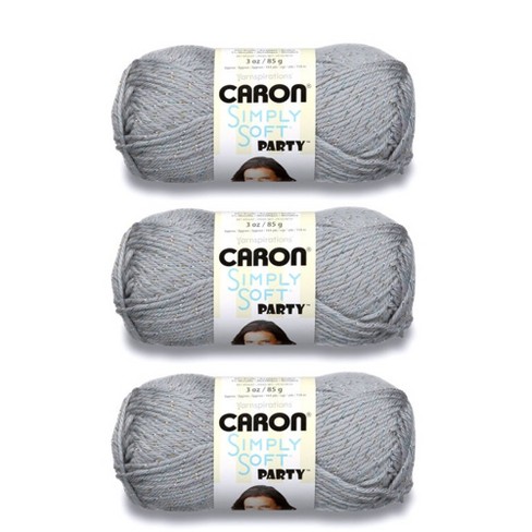 Caron Simply Soft Party Yarn-Platinum Sparkle, 1 count - Foods Co.