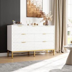 Zstar 7 Drawer Dresser for Bedroom, Wide Top - 1 of 4