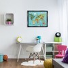 Stupell Industries Country Animals World Map Continents Wildlife Diagram Floater Canvas Wall Art - 2 of 4