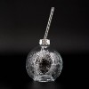 Madison Home 4pk Snowflake Ornament Sippers with Glass Straws - 3 of 4