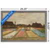 Trends International Flower Beds in Holland by Vincent van Gogh Framed Wall Poster Prints - 3 of 4