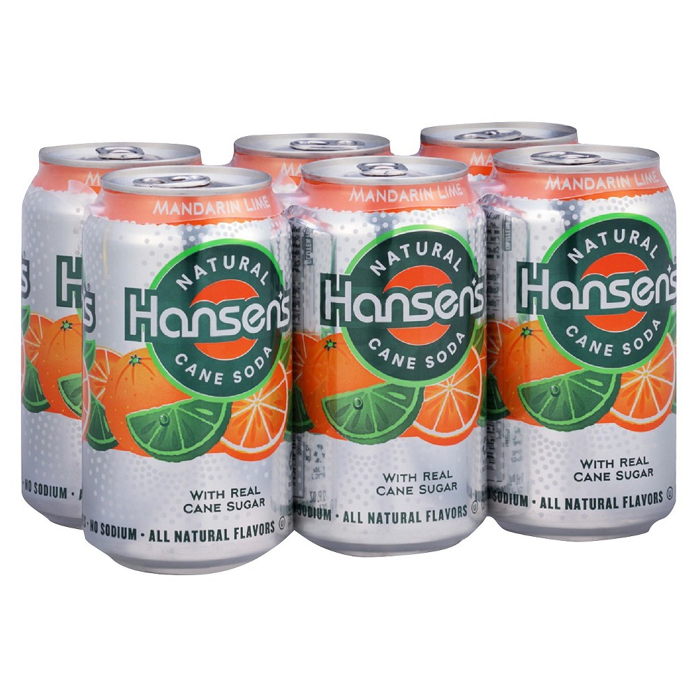 UPC 049000071290 product image for Hansen's Mandarin Lime Soda - 6pk/12 fl oz Cans | upcitemdb.com