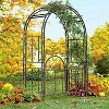 Montebello Iron Garden Arbor with Gate - 2 of 4