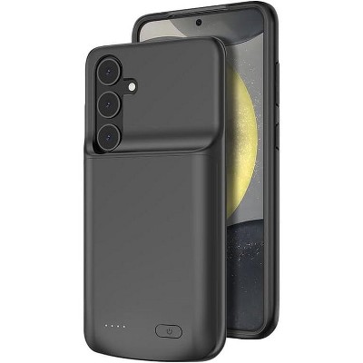 Entronix Case Compatible with Galaxy S21 Plus - [6000mAh] Charging Powerbank Cover