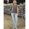 INSPIRE CHIC Women's Summer Crew Neck Sleeveless Lightweight Casual Knit Button Sweater Vest - 4 of 4
