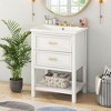 VYNXARIA 24" Bathroom Vanity with Top Sink, Modern Bathroom Storage Cabinet with 2 Drawers, Single Sink Bathroom Vanity£¬White - 2 of 4
