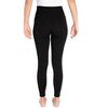 MUK LUKS Women's 4" High Waisted Fleece Lined Leggings - 2 of 2