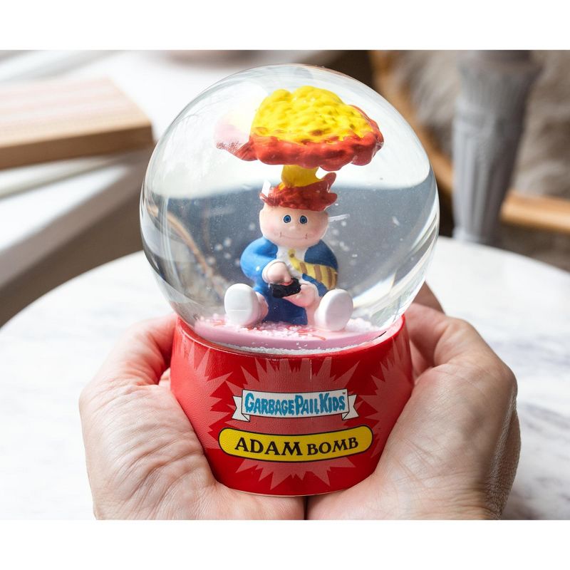 Surreal Entertainment Garbage Pail Kids Adam Bomb Collectible Snow Globe | 4 Inches Tall, 3 of 8