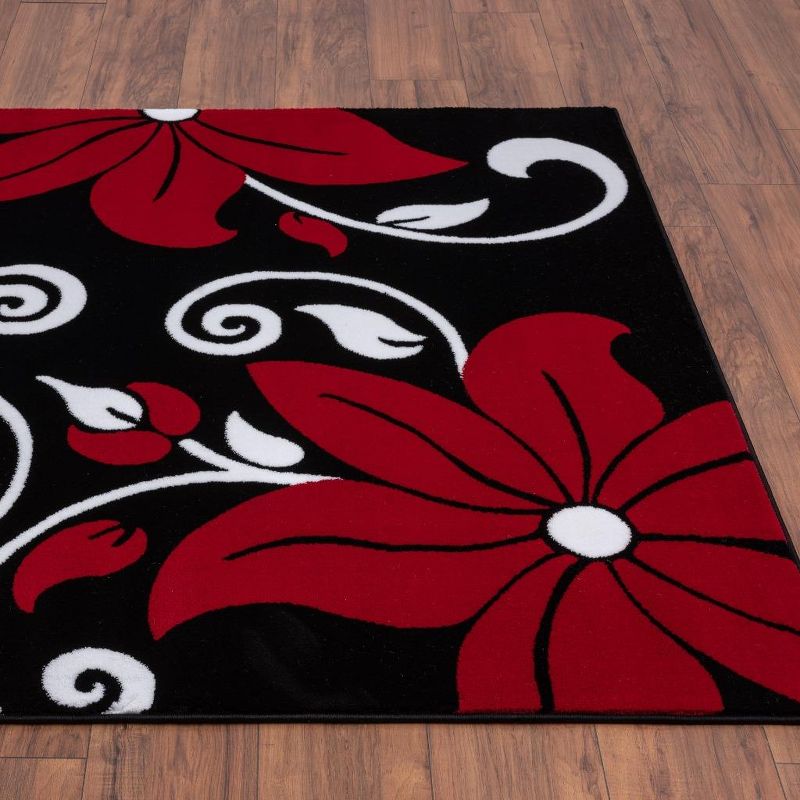 Luxe Weavers Floral Modern Area Rug for Living Rooms, 3 of 10