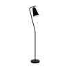 1-Light Floor Lamp with Metal Shade Black/White - EGLO: Cone-Shaped, Adjustable, Modern Design for Living Room - 3 of 3