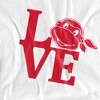 Teenage Mutant Ninja Turtles Valentine's Day Love Toddler Tee, White - 3 of 4