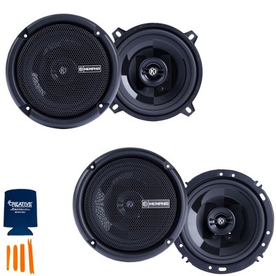 Memphis Audio 1 Pair of PRX5 5.25" Coaxial Speakers and 1 Pair of PRX602 6.5" Coaxial Power Reference Series Speakers