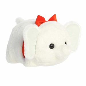 Aurora Medium Winnie White Elephant Spudsters Festive Stuffed Animal 11" - 1 of 4