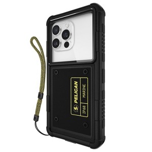 Pelican Marine Waterproof Phone Case - Black/Hi Vis Yellow - 1 of 4