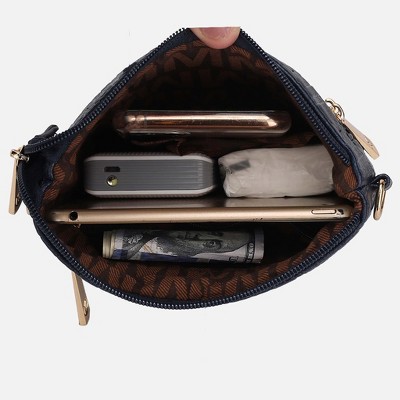 MKF Collection Signature Crossbody Wristlet Bag – Compact Monogram Phone Purse, Scarlett | MKF Collection by Mia K - Camel — фото 5