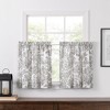 Ellis Curtain Victoria Park Toile Room Darkening Rod Pocket Window Curtain Panel with Ties - 2 of 4