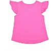 Nickelodeon Girl's 3-Pack JoJo Siwa Feel The Beat Flutter Sleeve Shirt, Peplum Tank Top and Casual Shorts Set for Toddler - 4 of 4