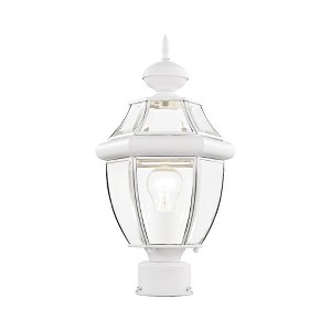 Livex Lighting Monterey 1 - Light Post Light in  White - 1 of 2