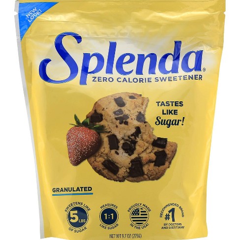 Splenda Zero Calorie Granulated Sweetener, 9.7oz Resealable Pouch : Target