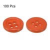 Unique Bargains Resin DIY Craft Flat 4-Hole Sewing Buttons 100 Pcs - 3 of 4