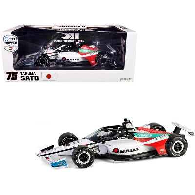Dallara IndyCar #75 "AMADA" Rahal Letterman Lanigan Racing "NTT IndyCar Series" (2024) 1/18 Diecast Model Car by Greenlight